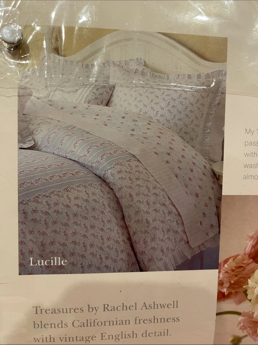BRAND NEW RACHEL ASHWELL TREASURES KING DUVET LUCILLE